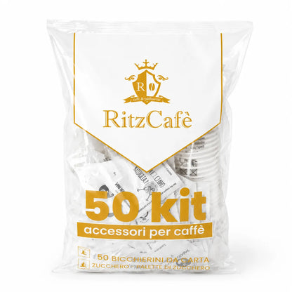 Cialde Miscela Passionale - Box da 50 pz + KIT Accessori